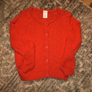 Gymboree 5/6 orangish cardigan